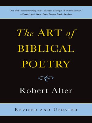 cover image of The Art of Biblical Poetry